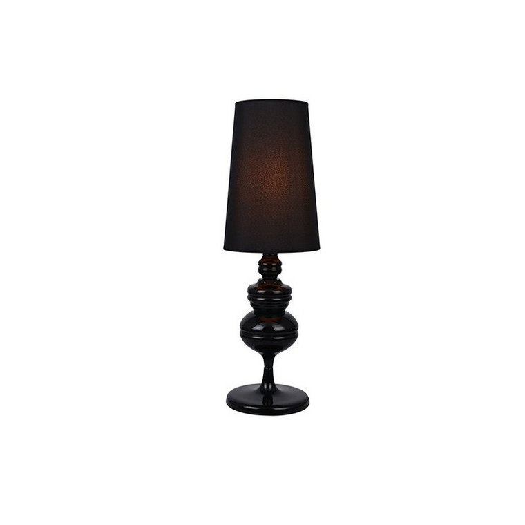 Lampa stołowa AZZARDO Baroco AC-7121-1, E27, czarna