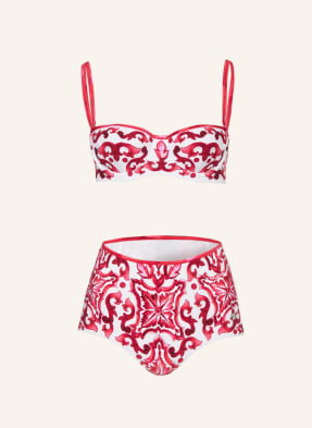 Dolce & Gabbana Bikini Z Fiszbinami pink