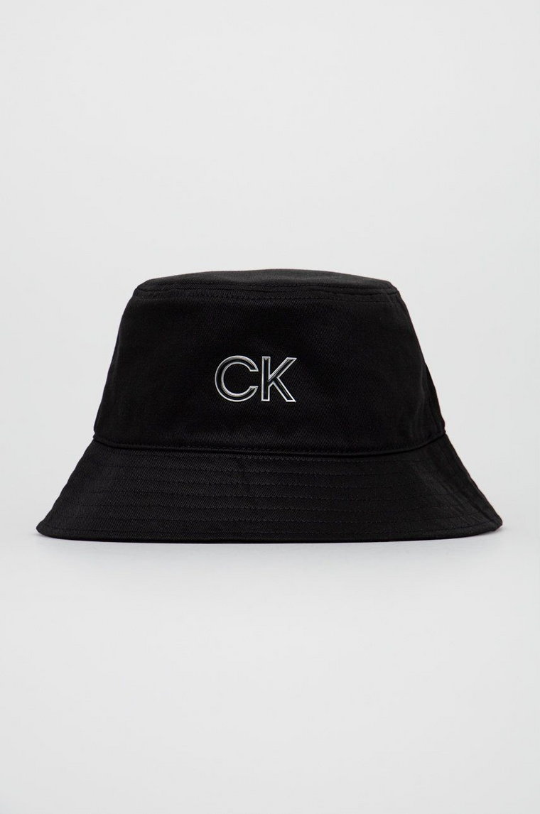 Calvin Klein czapka kolor czarny