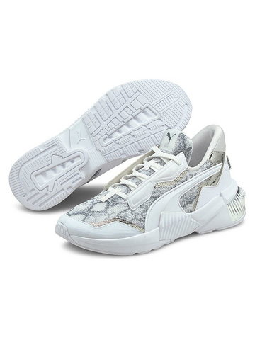 Puma Shoes Buty "Provoke XT" w kolorze biało-szarym do biegania
