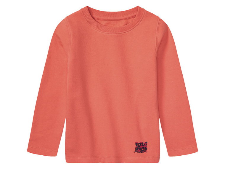 lupilu Koszulki termiczne dziewczęce z długim rękawem, 2 szt. (98/104, Paski/koralowy)