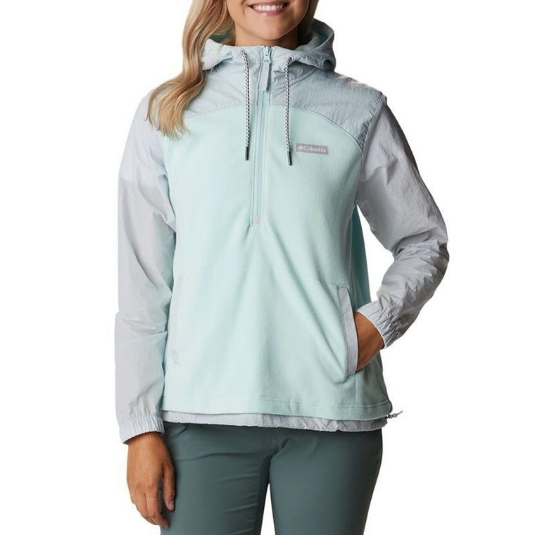 Kurtka Columbia Ali Peak Overlay Fleece 1992263329 - niebiesko-szara