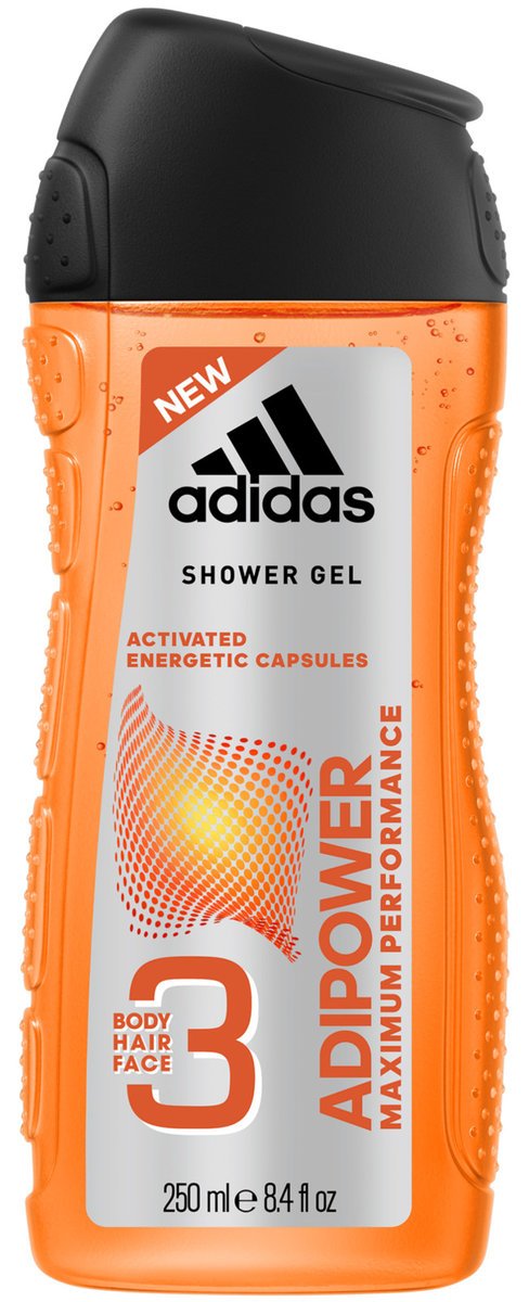 Adidas, AdiPower, Żel pod prysznic, 250 ml