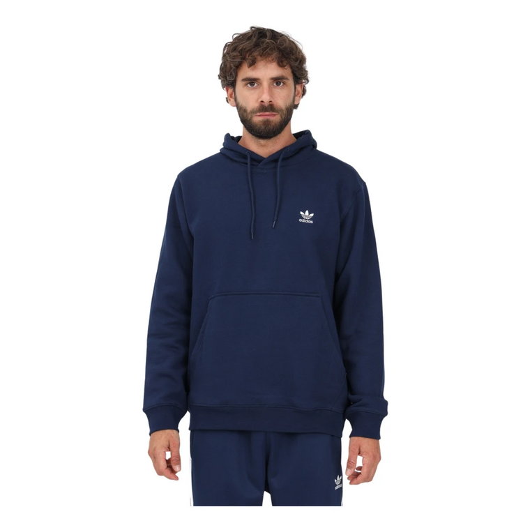 Niebieski Sweter Trefoil Essentials Adidas Originals