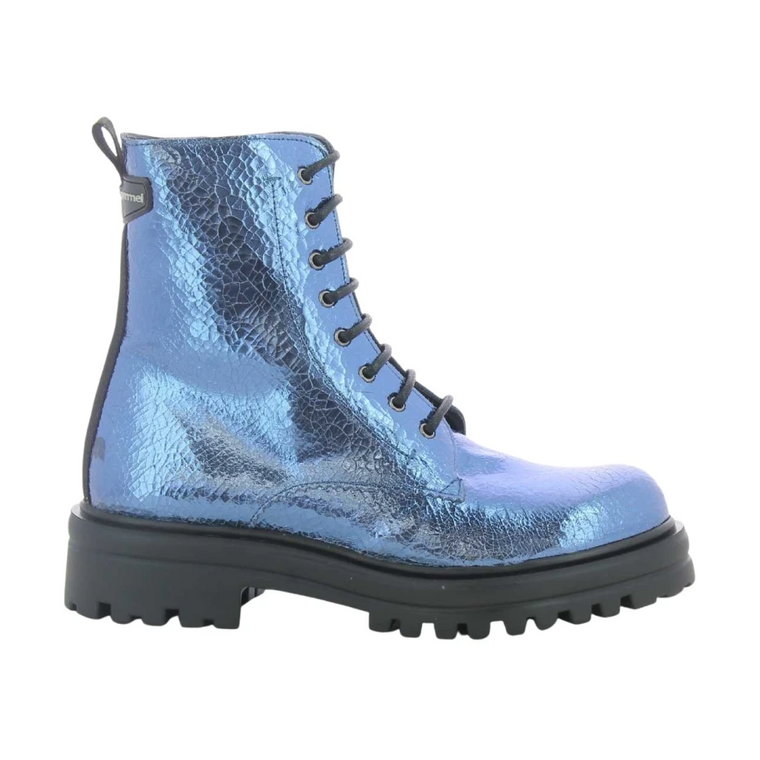 Niebieskie buty damskie Sfw-50125 Wonki Floris van Bommel