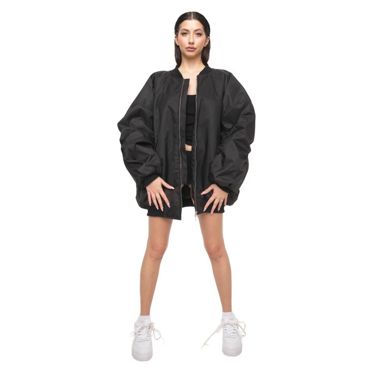 Kurtka typu bomber oversize Rest Factory