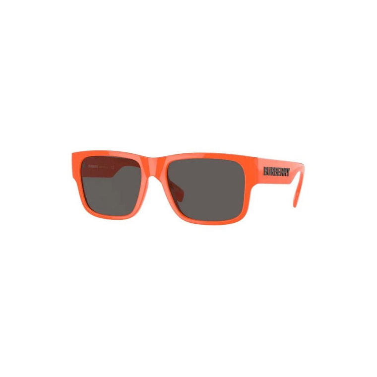 Okulary Przeciwsłoneczne Damskie w Pomarańczowej Ramce Burberry