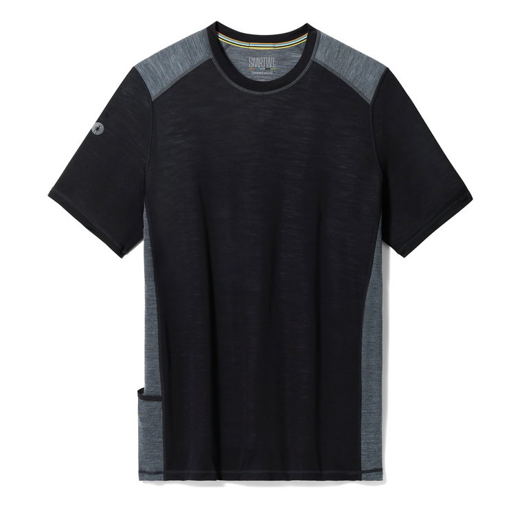 Koszulka męska z krótkim rękawem Smartwool Active Ultralite Tech Tee black - S