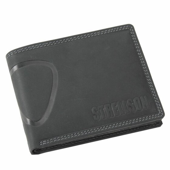 Strellson Baker Street Wallet Leather 12,5 cm black