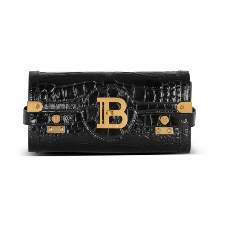 B-Buzz Pouch 23 skórzana kopertówka Balmain