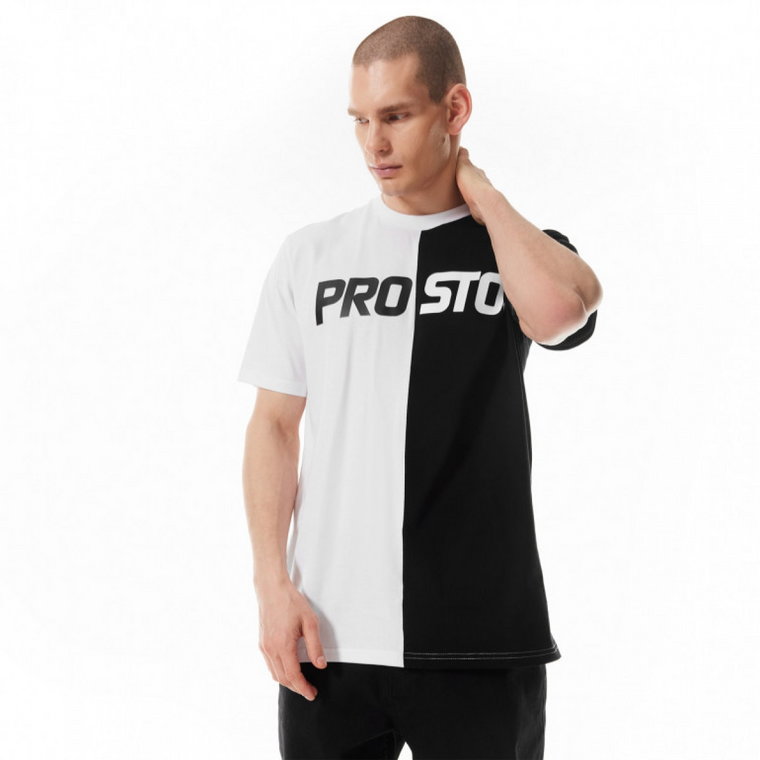 Męski t-shirt z nadrukiem Prosto Zorplix - multikolor