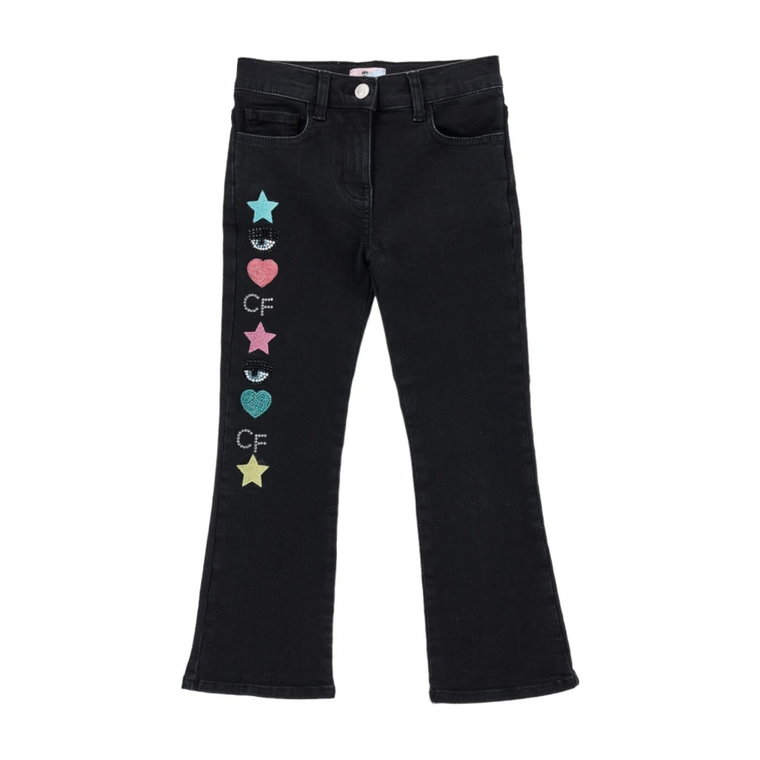 Wyhaftowane Regular Line Jeans 2023 Chiara Ferragni Collection