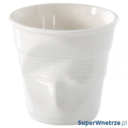 Kubek 180 ml do cappuccino Revol Froisses biały kod: RV-617868-6