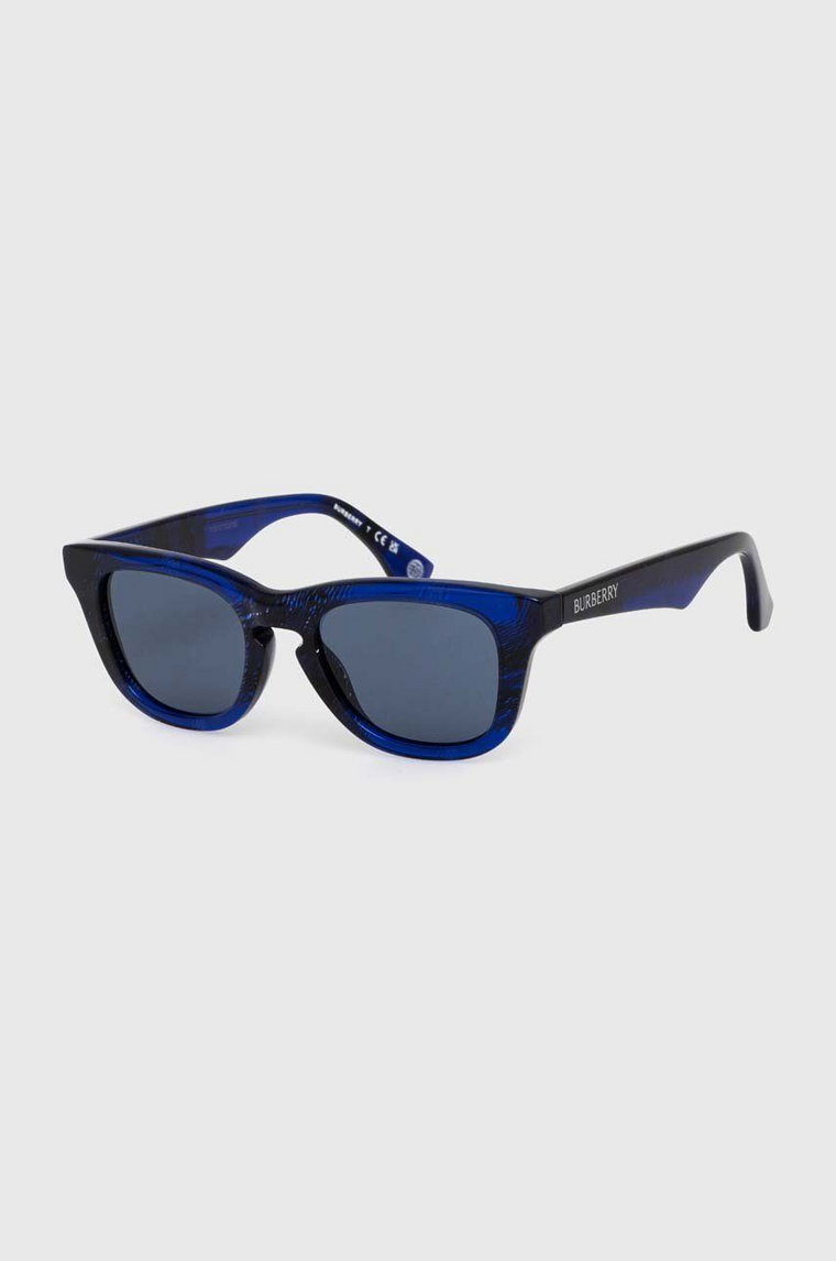 Burberry okulary przeciwsłoneczne dziecięce kolor granatowy 0JB4002