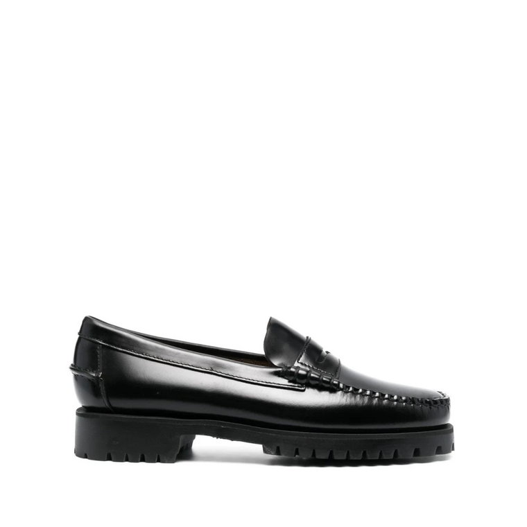 Czarne Penny Flat Loafers Sebago