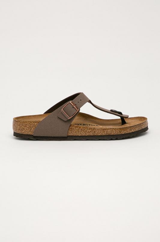 Birkenstock japonki Gizeh męskie kolor brązowy 43751.M