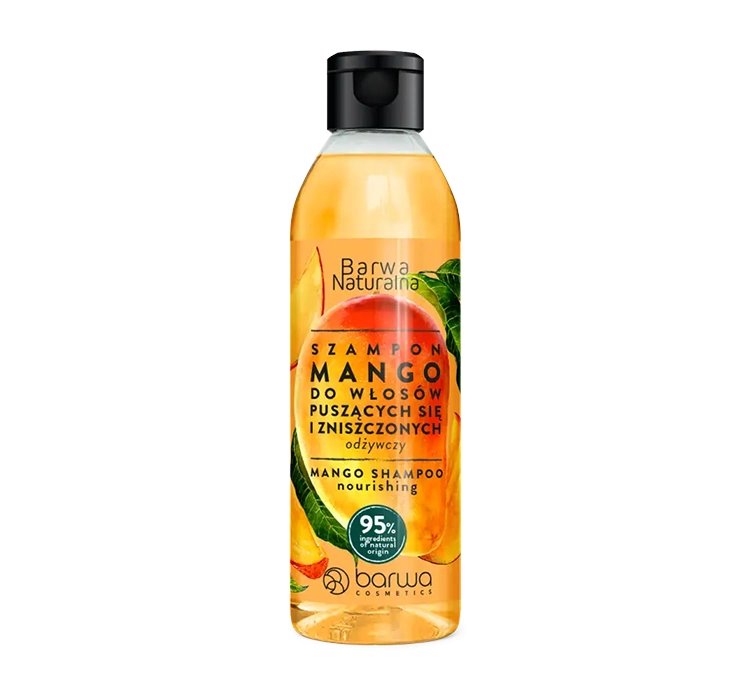 BARWA NATURALNA SZAMPON DO WŁOSÓW PUSZĄCYCH SIĘ I ZNISZCZONYCH MANGO 300ML