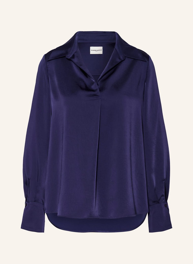 Claudie Pierlot Bluzka Z Satyny blau