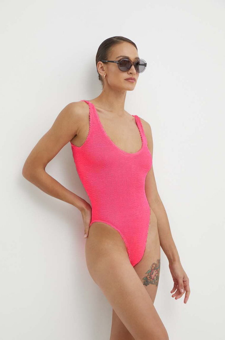 Bond Eye jednoczęściowy strój kąpielowy MARA kolor różowy miękka miseczka BOUND004