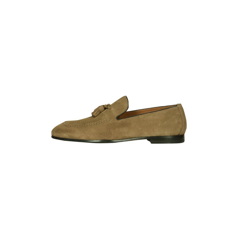 Suede Tassel Moc Loafers Doucal's