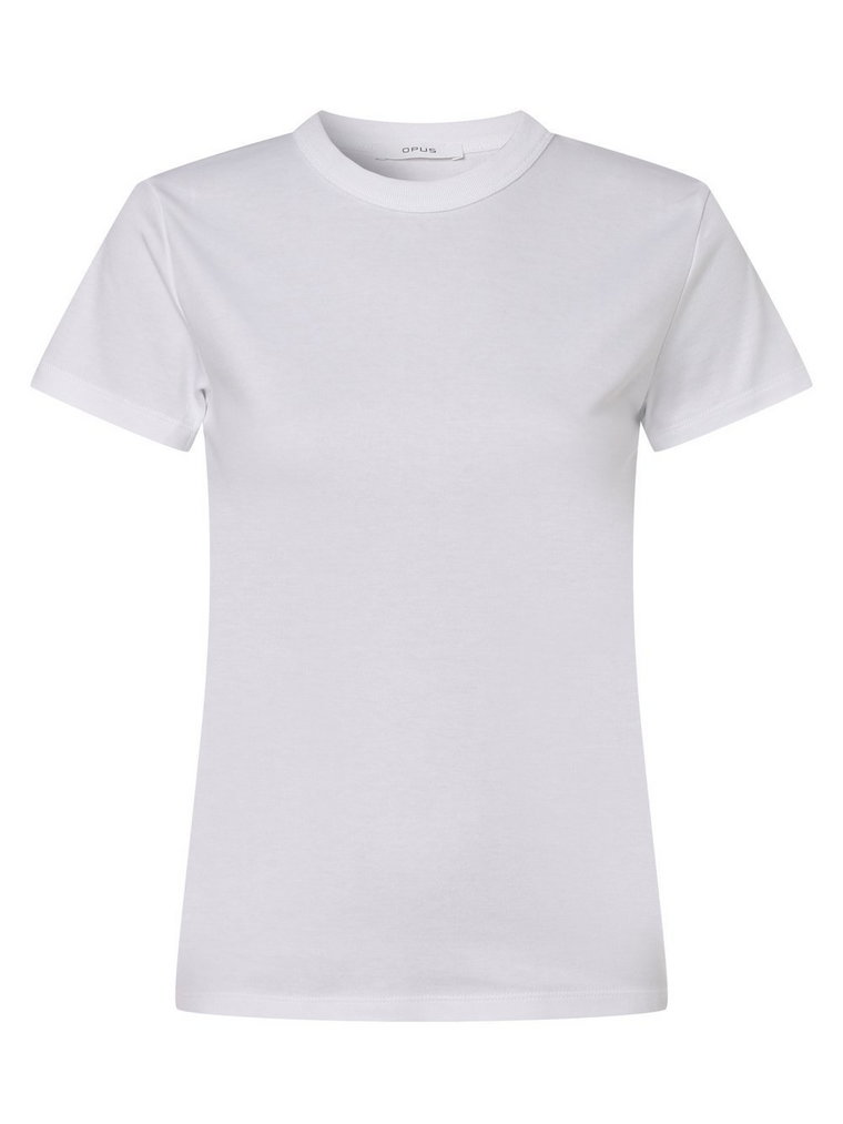 Opus - T-shirt damski  Samun, biały