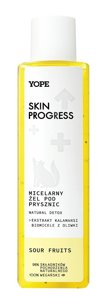 Yope Skin Progress Micelarny Żel pod prysznic Natural Detox - Sour Fruits