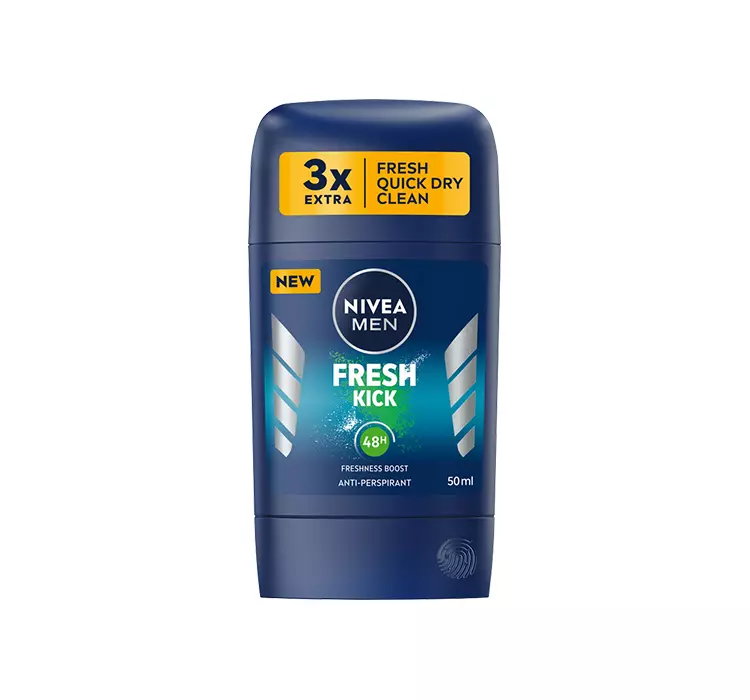 NIVEA MEN FRESH KICK ANTYPERSPIRANT W SZTYFCIE DLA MĘŻCZYZN 50ML