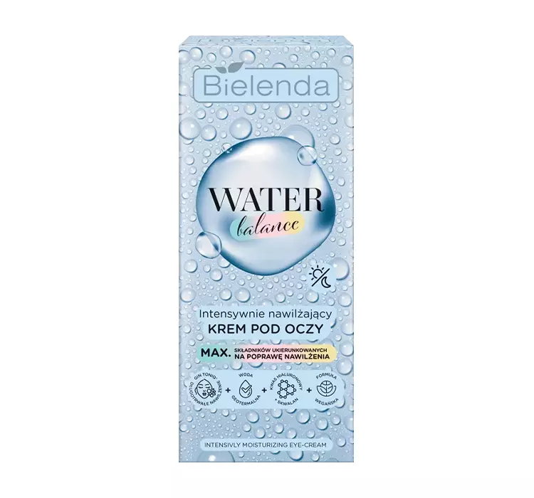 BIELENDA WATER BALANCE INTENSYWNIE NAWILŻAJĄCY KREM POD OCZY 15ML