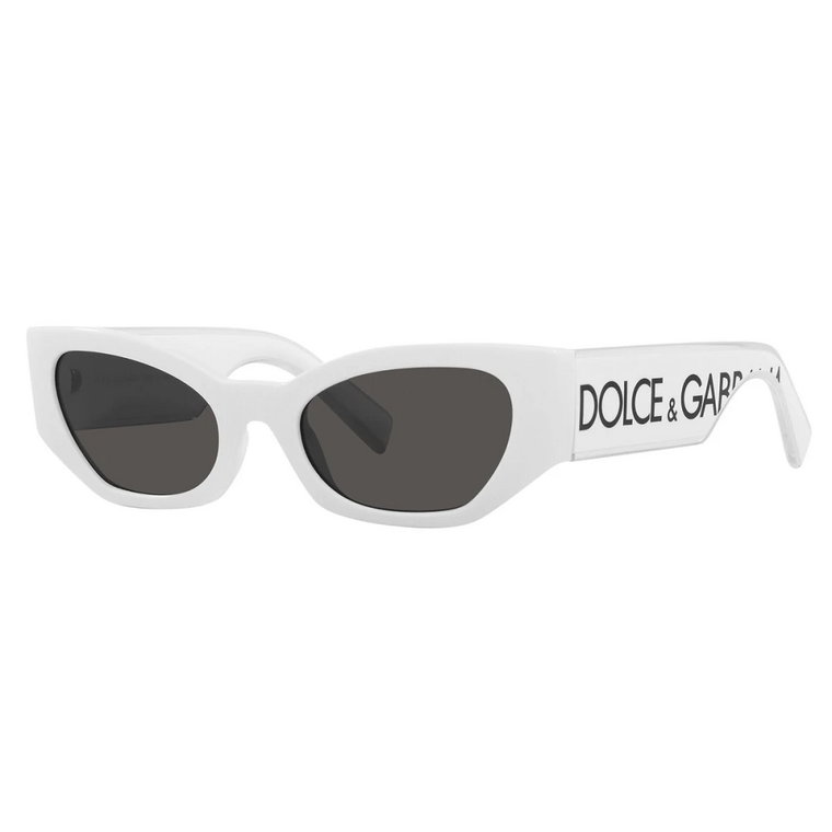 Okulary przeciwsłoneczne Cat-Eye zadmiarowym logo Dolce & Gabbana