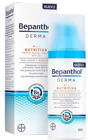 Krem z filtrem do twarzy Bepanthol Daily Face SPF25 50 ml (8470001982728). Kremy do twarzy