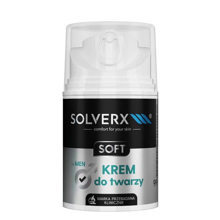 Solverx Soft Men - Krem do twarzy 50ml