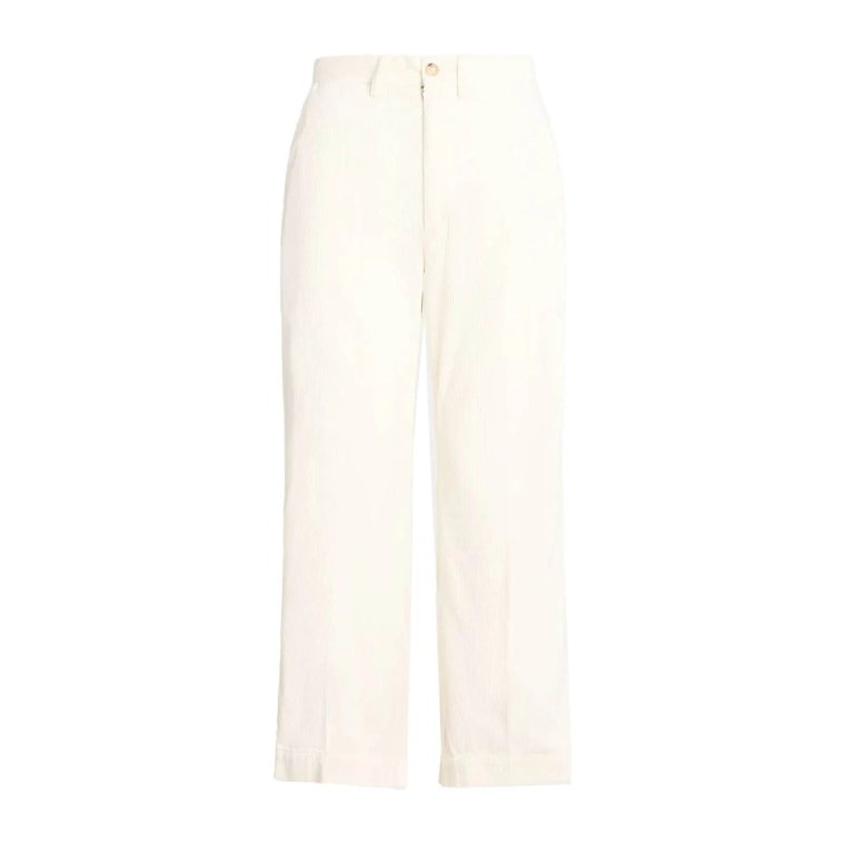 Cropped Corduroy Wide-Leg Pants Ralph Lauren