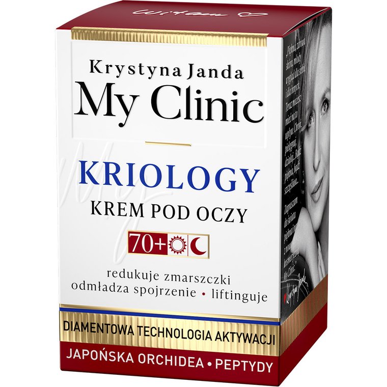 Krystyna Janda, My Clinic Kriology, Krem pod oczy 70+, 15 ml