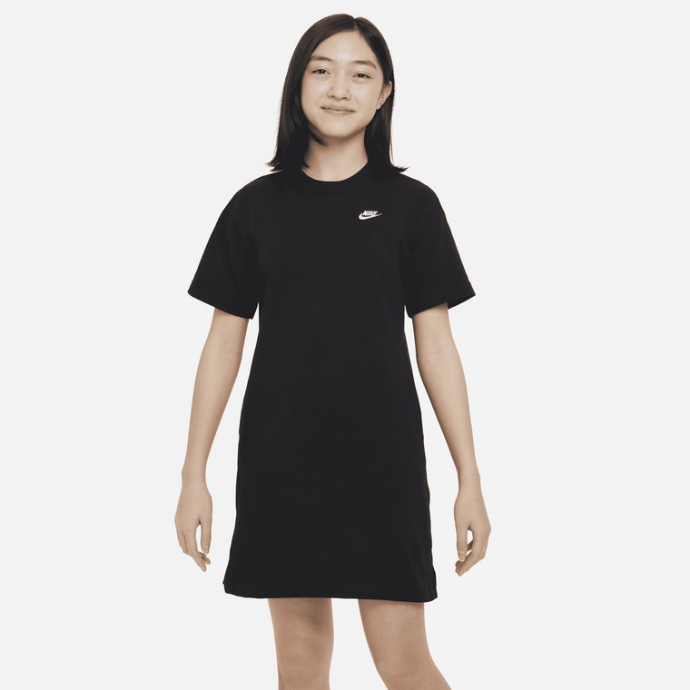 Sukienka typu T-shirt dla dużych dzieci (dziewcząt) Nike Sportswear - Zieleń