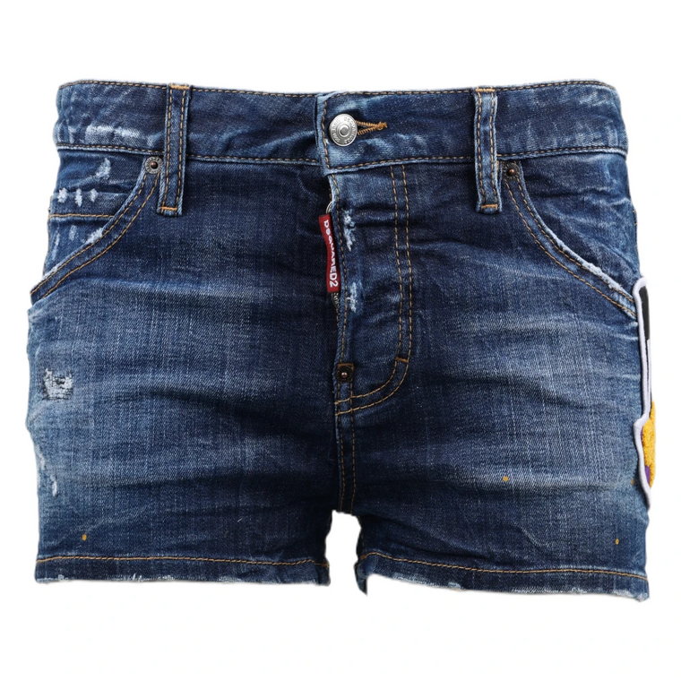 Krótkie spodenki jeansowe z elastanem Dsquared2