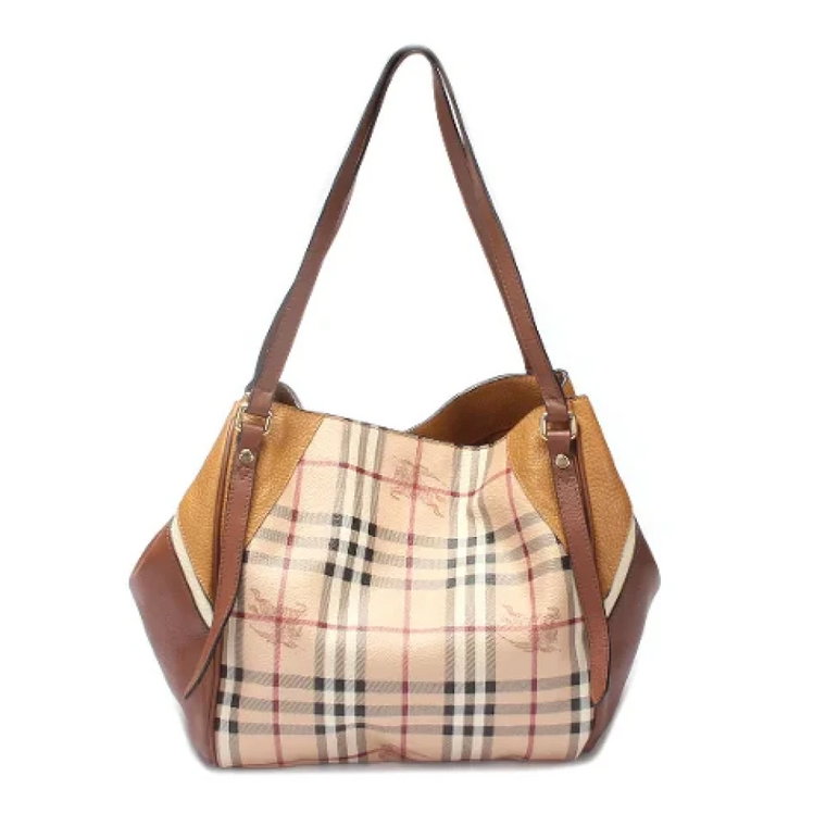 Pre-owned Canvas shoulder-bags Burberry Vintage