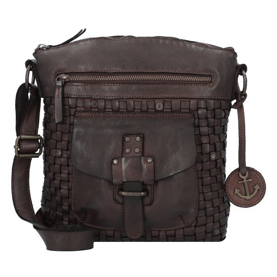 Harbour 2nd Aurora Torba na ramię Skórzany 28 cm chocolate brown