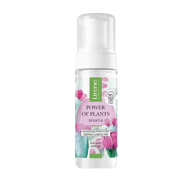 LIRENE POWER OF PLANTS OPUNTIA WYGŁADZAJĄCA PIANKA MYJĄCA 150ML