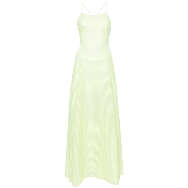 Zielona Sukienka z Włóczki Emporio Armani