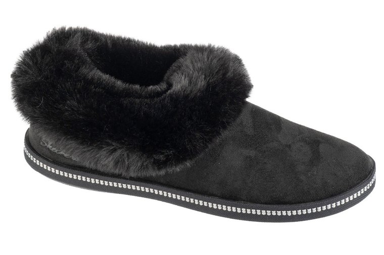 Skechers Cozy Campfire - Winter Nights 169012-BBK, Damskie, kapcie, Czarne