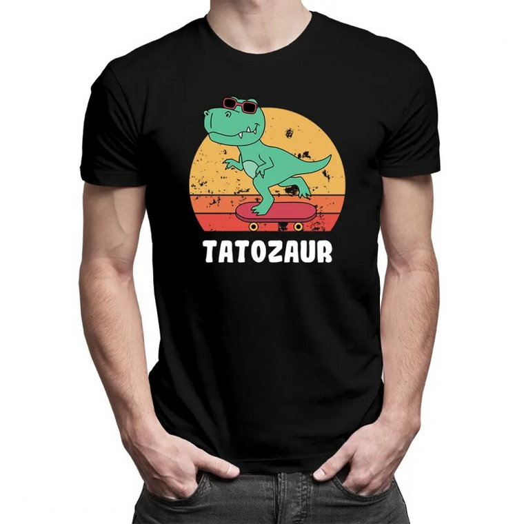 Tatozaur - męska koszulka z nadrukiem