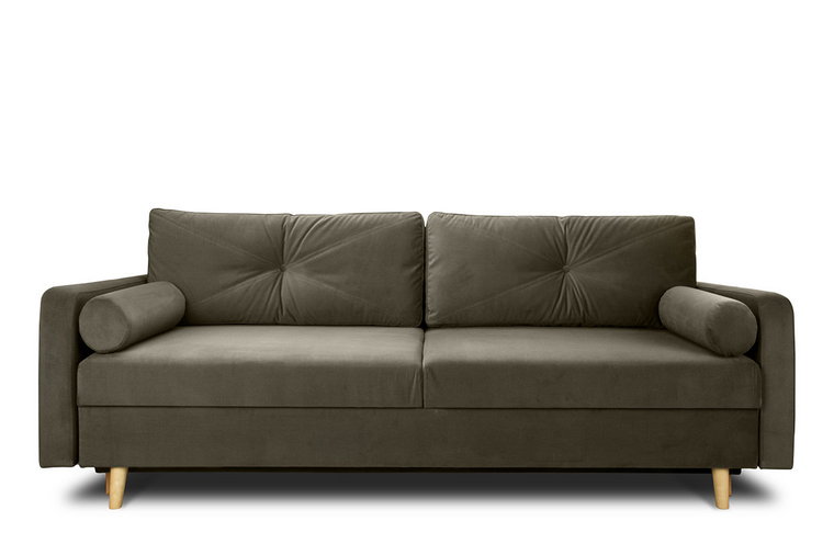 Sofa 3 NARTEN *brązowy, 230x80x100, tkanina