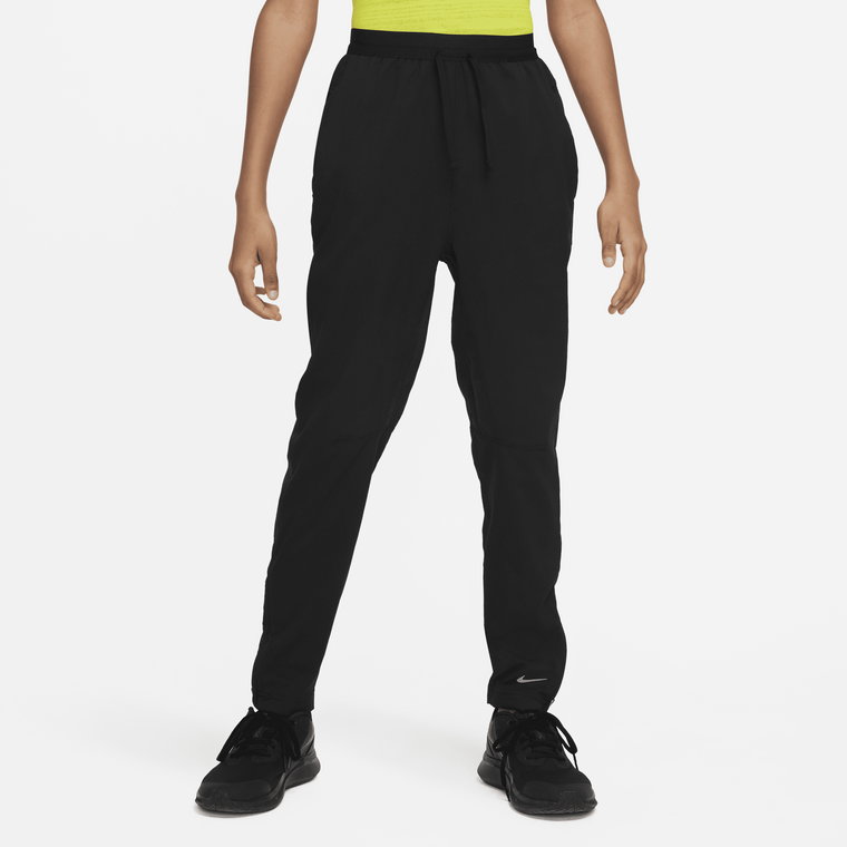 Spodnie treningowe dla dużych dzieci (chłopców) Dri-FIT Nike Multi Tech EasyOn - Niebieski