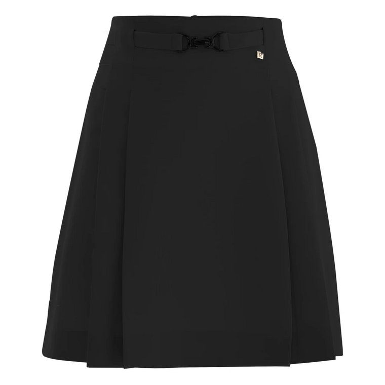 Flared skirt with pleats and buckle Kocca
