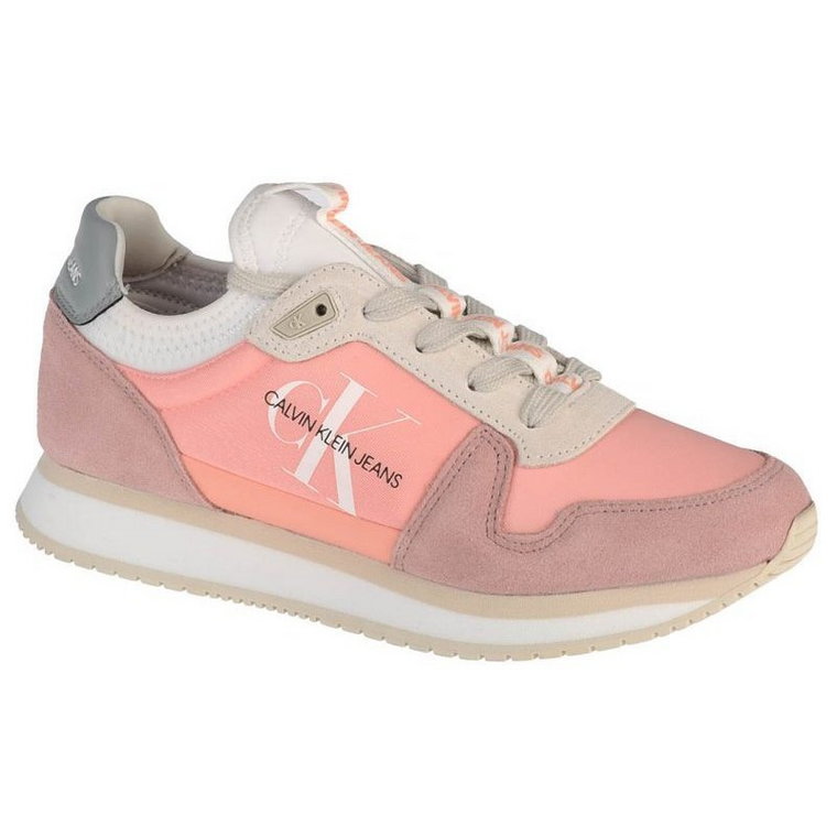 Buty Calvin Klein Runner Laceup W YW0YW00462-TA9 beżowy różowe