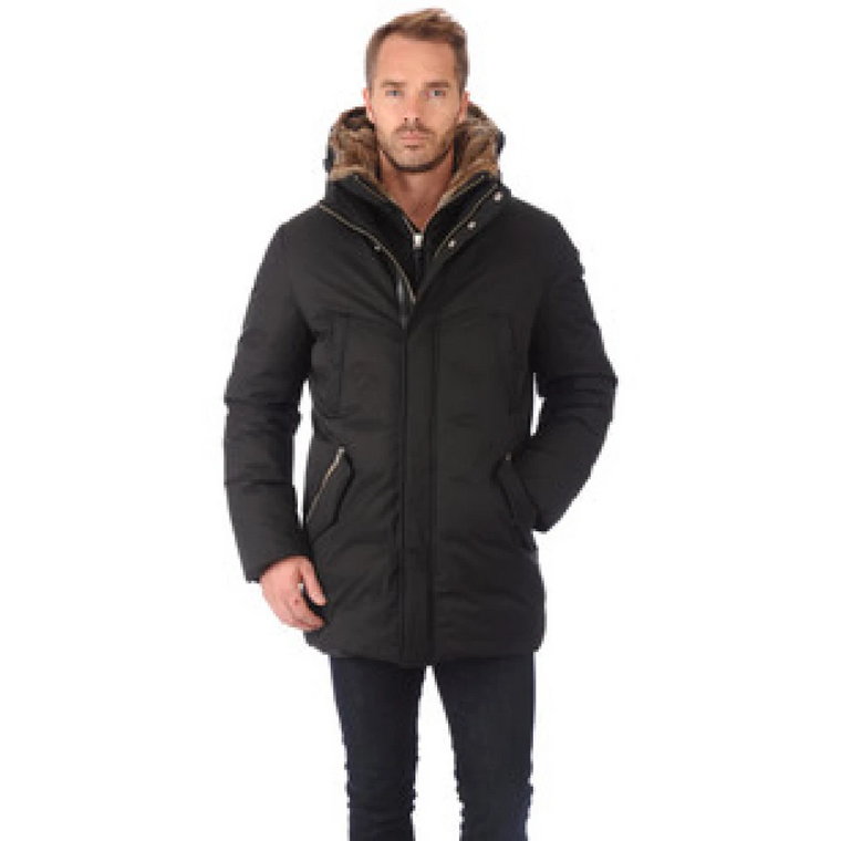 Czarna Parka Edward Mackage