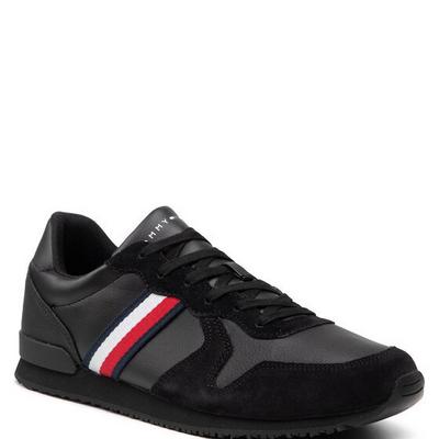 Sneakersy Iconic Leather Runner FM0FM03272 Czarny