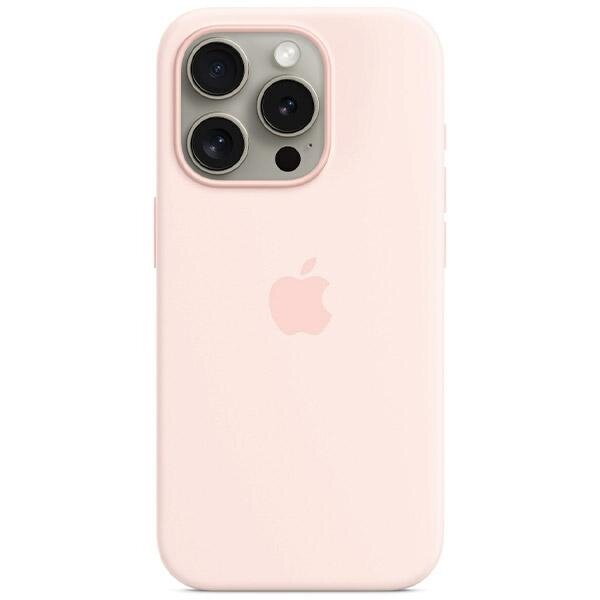 Etui Apple MT1U3ZM/A iPhone 15 Pro Max 6.7" MagSafe jasnoróżowy/light pink Silicone Case