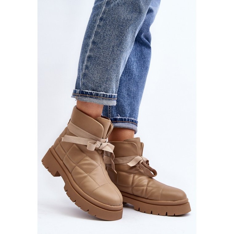 Botki Model Bizzanti NS307 Khaki - Step in style beżowy