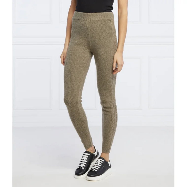 GUESS Legginsy Sweater | Slim Fit | z dodatkiem wełny